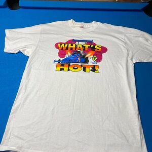 Vintage 90’s Racing T-Shirt Featuring Dragstar “ WHATS HOT.”